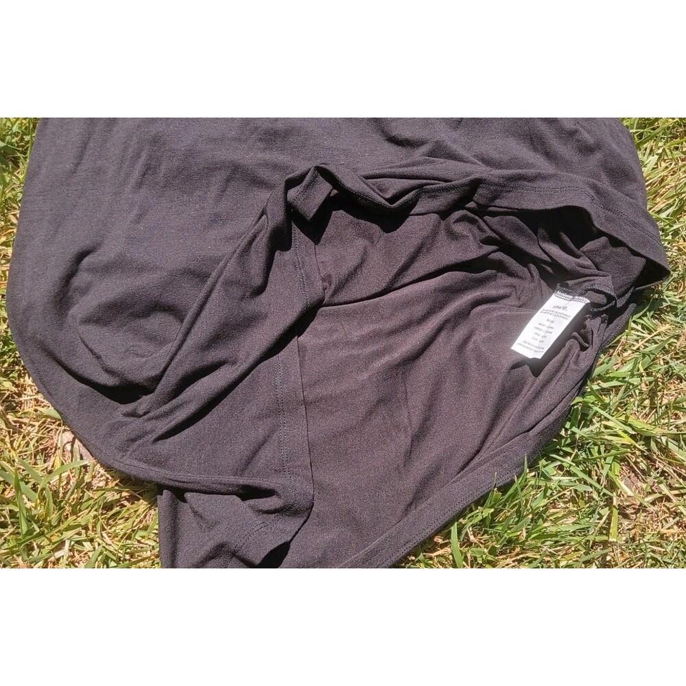 Vince Black Micro Modal Stretch Tank Top Medium Sleeveless Minimalist Basic - Picture 7 of 8